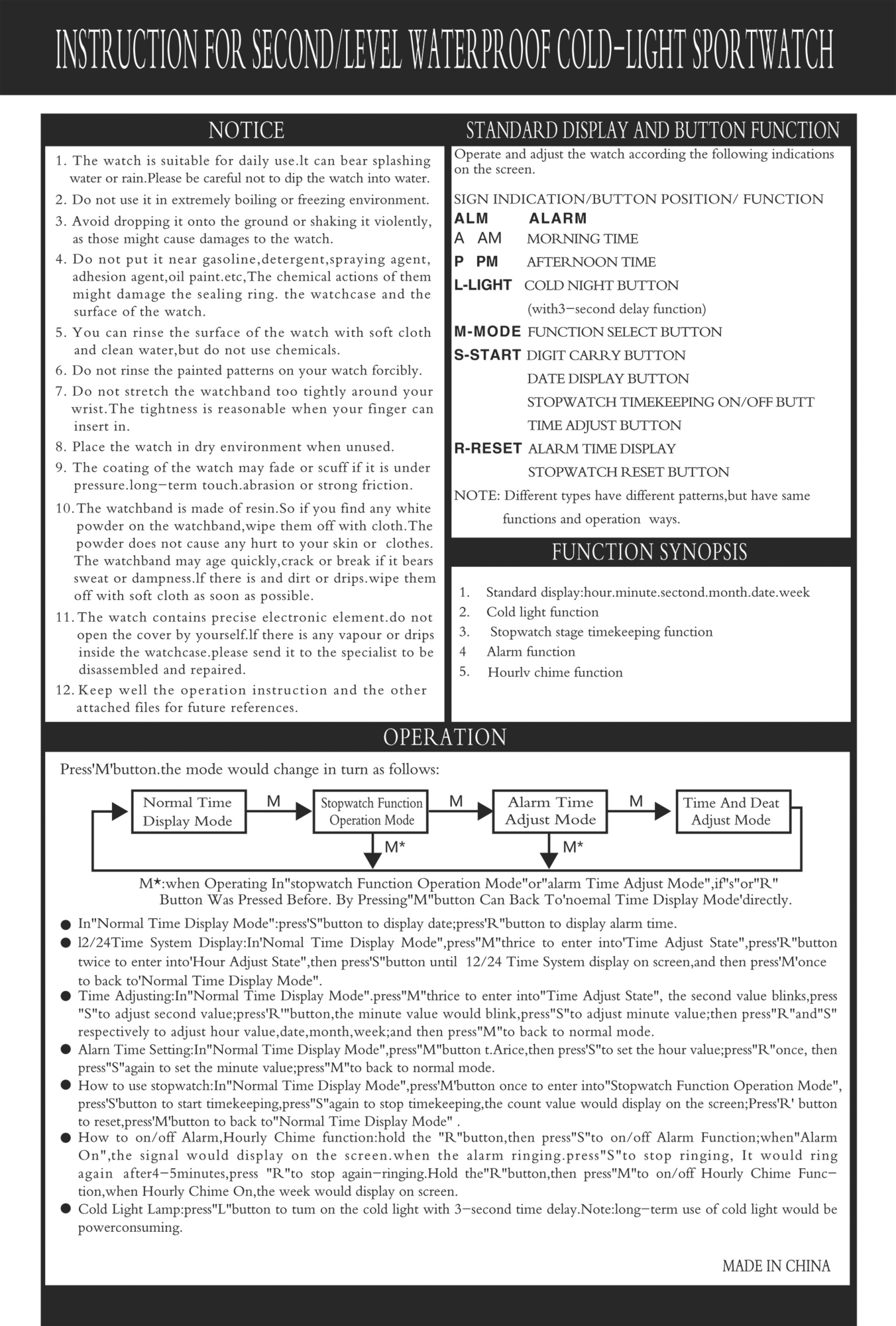 Justice led watch instructions sale